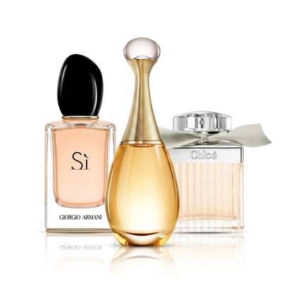 3 Parfüm Készlet | Armani Sì,Dior J'adore,Chloé EDP 100 ml